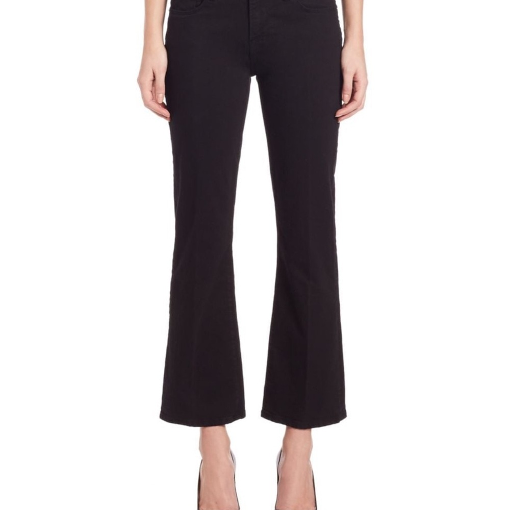Frame Denim Black Flare Jeans